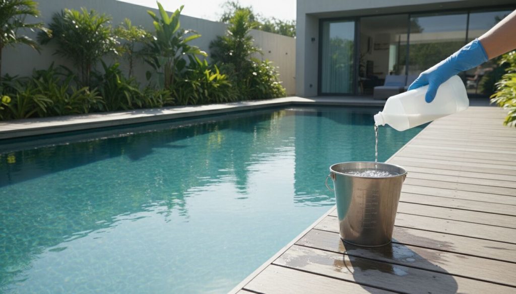 Découvrez la dose idéale d'eau de javel à utiliser pour désinfecter une piscine de 50 m³, afin de garantir une eau propre et saine en toute sécurité.