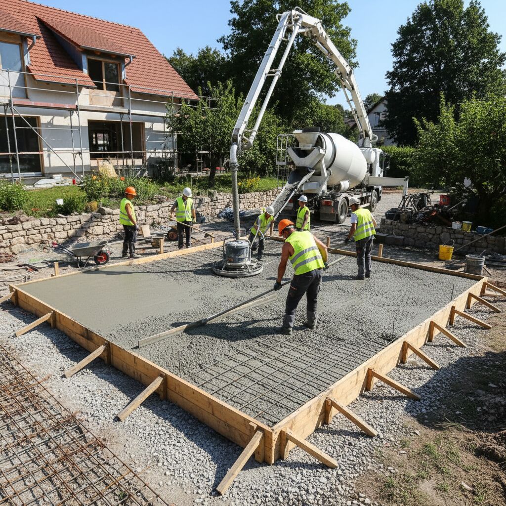 Utilisez notre calculateur en ligne pour estimer facilement la quantité de béton nécessaire pour votre dalle. Rapide, précis et gratuit.