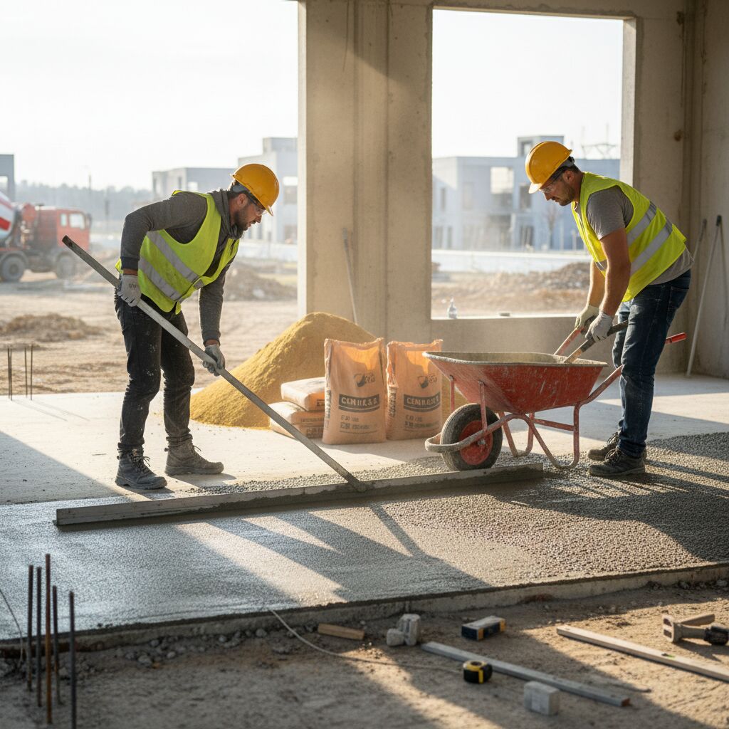 Découvrez le dosage précis des matériaux nécessaires pour réaliser une chape de 5 cm d'épaisseur, afin d'assurer solidité et durabilité à vos travaux de construction.