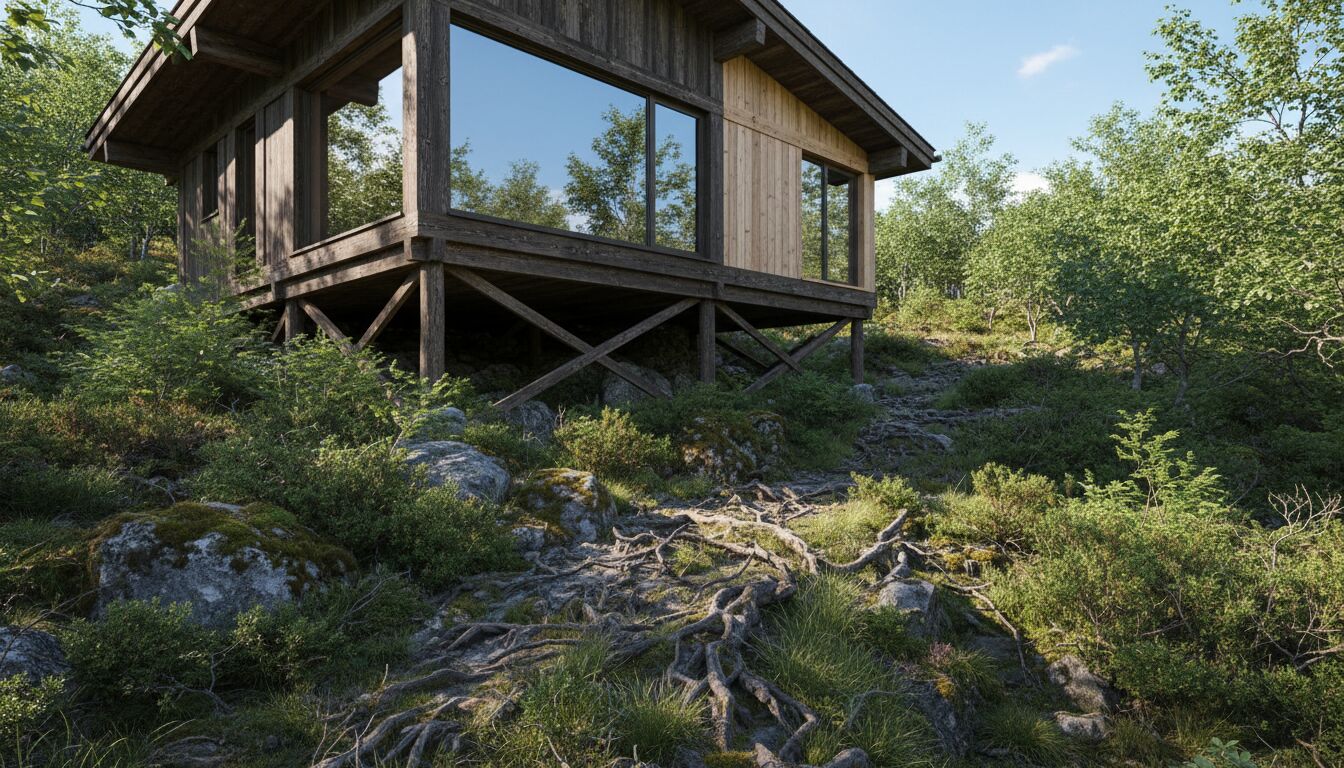 Découvrez si la construction d'un chalet sur pilotis est autorisée sur un terrain non constructible, les règles à respecter et les alternatives possibles.
