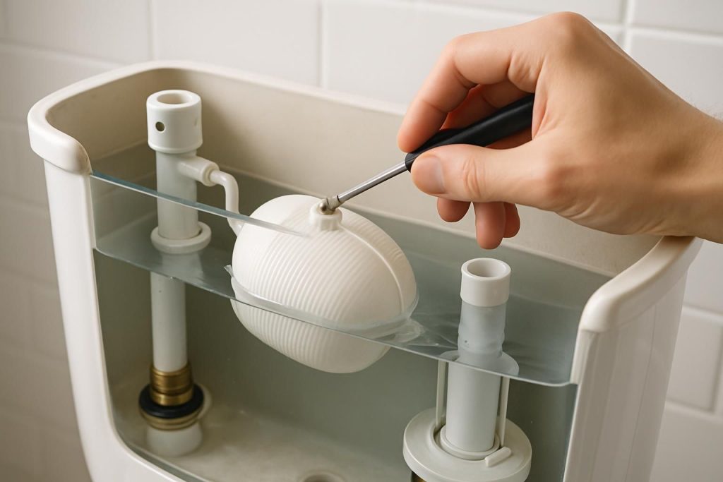Découvrez des conseils simples et efficaces pour régler facilement le flotteur de votre chasse d'eau et éviter les fuites ou débordements.