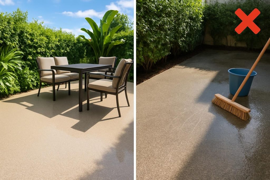 découvrez les avantages et les inconvénients d'une terrasse en résine pour faire le meilleur choix pour votre extérieur.