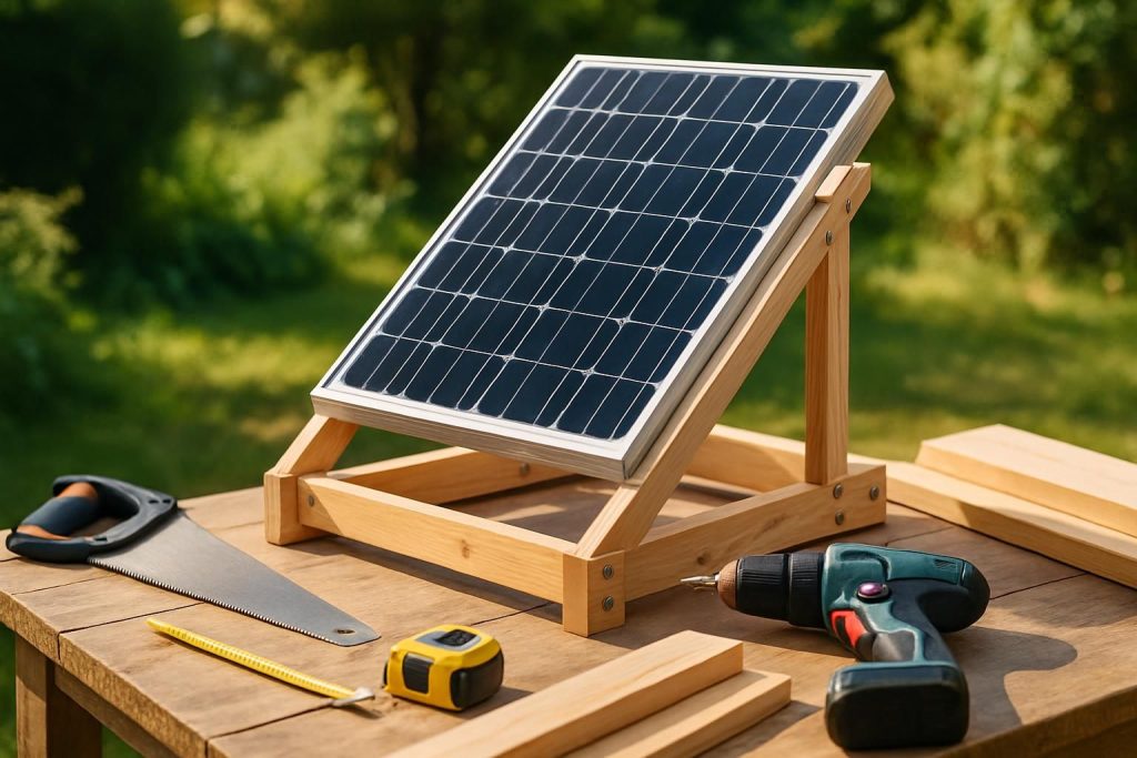 découvrez comment fabriquer facilement un support en bois pour panneau solaire, étape par étape, pour optimiser l'installation de vos équipements solaires.