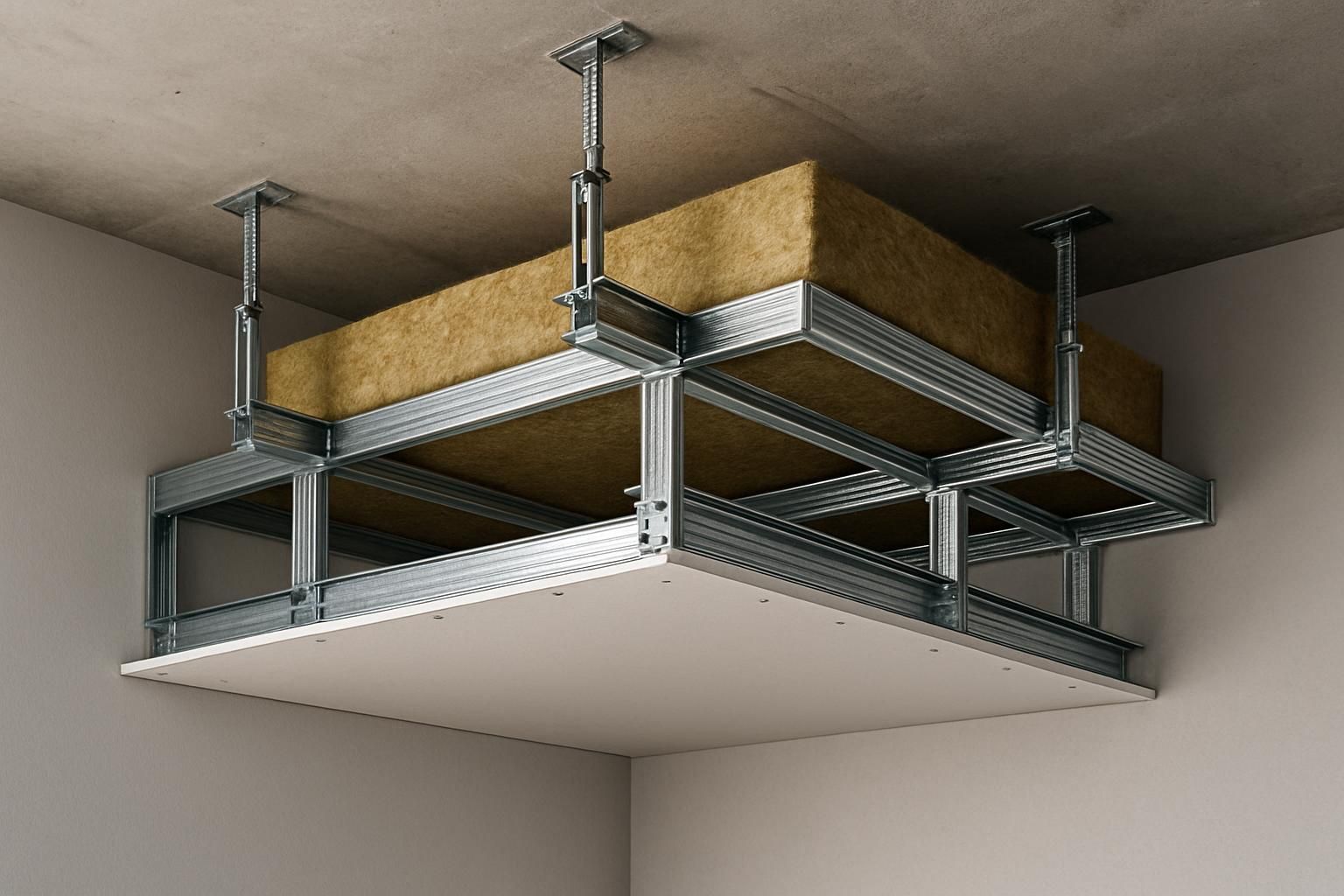 découvrez un schéma détaillé d'un plafond autoportant pour comprendre sa construction et ses composants essentiels.